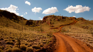 rural outback dirt road